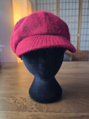 Merino Wool Newsboy Hat Satin Lining NO TAG